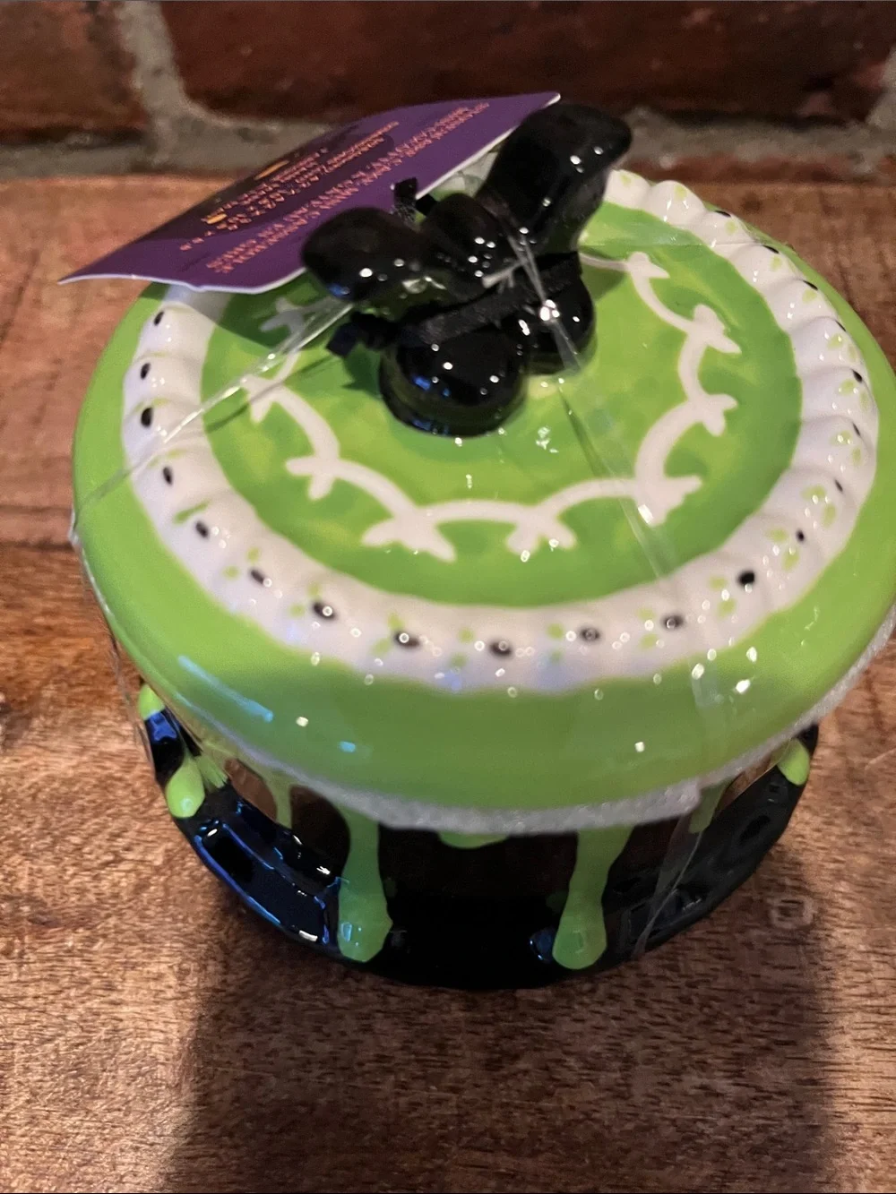 Mini Halloween Casserole Set in Black & Green